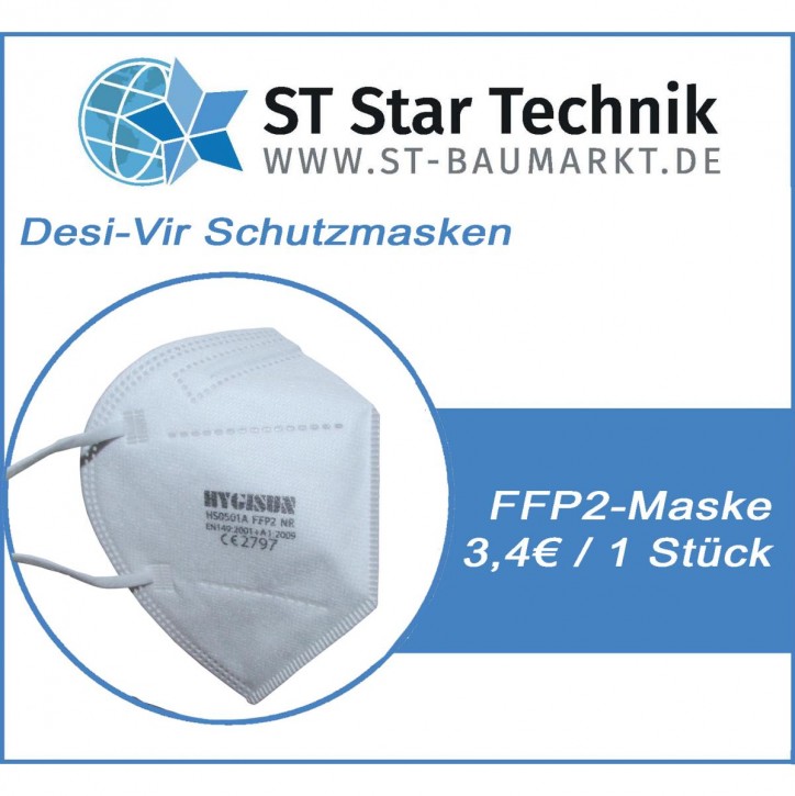 Desi-Vir Schutzmasken: FFP2 Mund-Nasen Maske für den persönlichen Schutz, 1 Maske