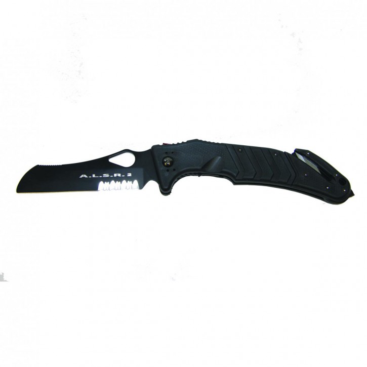 Fox Knives Rettungs- und Notfallkappmesser FKMD A.L.S.R. 2 Schwarz, Bo-Fox-01-FX-477-SFB