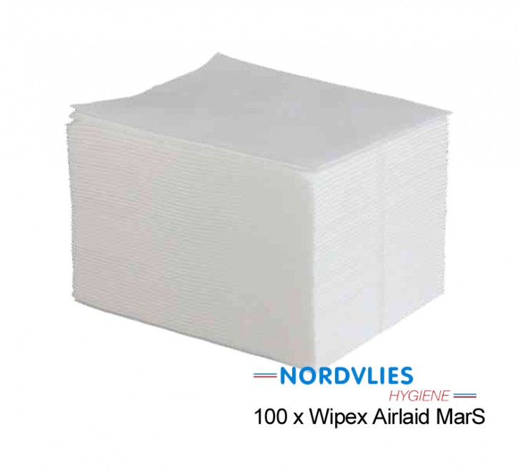 100 x WIPEX Vliestuch AIRLAID MARS, klein