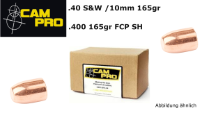 .40 Smith & Wesson 165 Grain 10,69 Gramm 500 Geschoße FCP TC .40 S&W 10mm Auto Campro Geschosse K75 1000 Stück