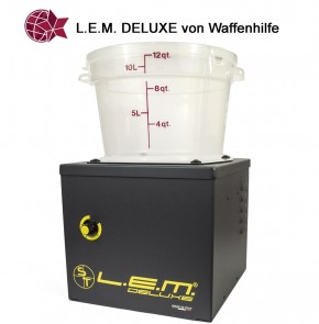LEM Deluxe Elektromagnetische Hülsenreiniger L.E.M. Lavabossoli Reinigung LEM + Magnet + Nadeln 1400 UpM 1,8 kg Drehzahlregler.