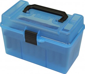 Case Guard Munitionsbox H50 RM 24 für 50 Patronen, zb .308 .223, 303, 30-06, 45-70, 7,5, 6,5... blau
